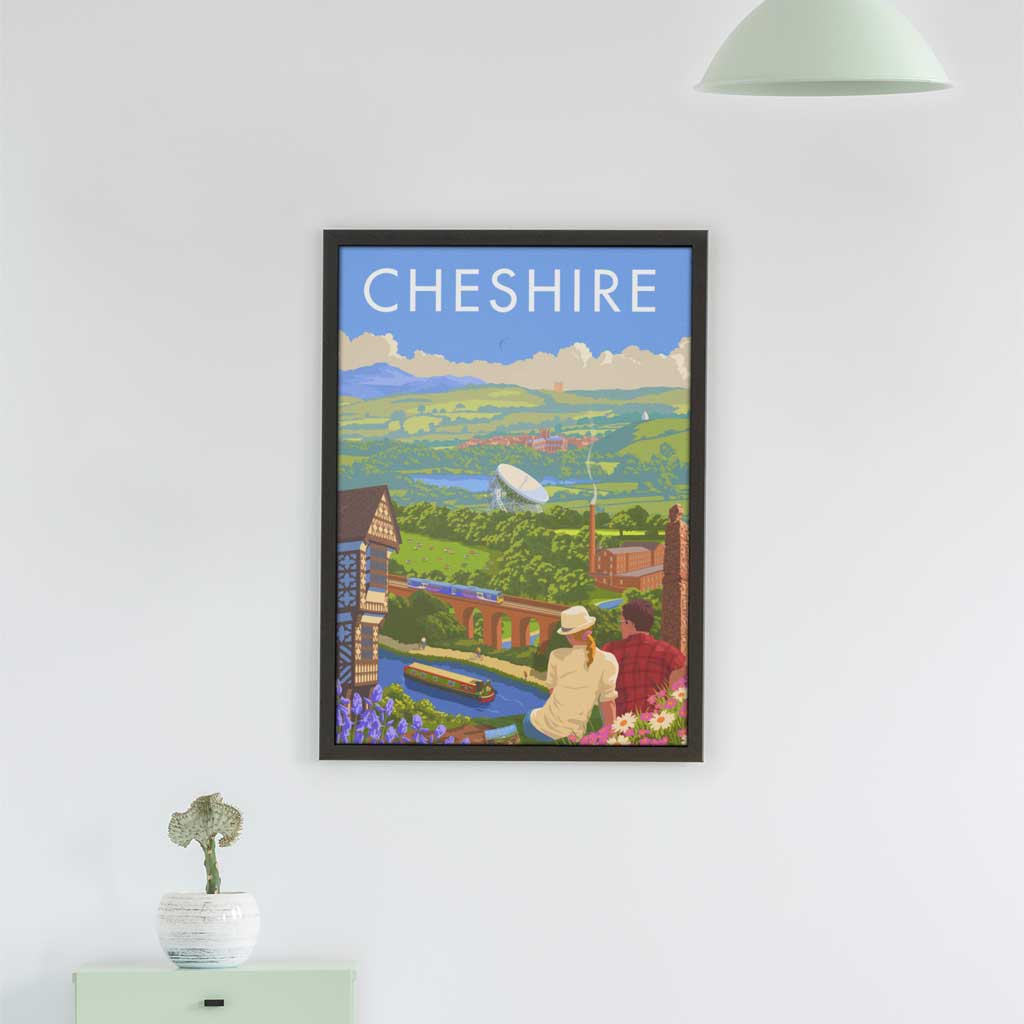 Cheshire, Northwest England Art Print