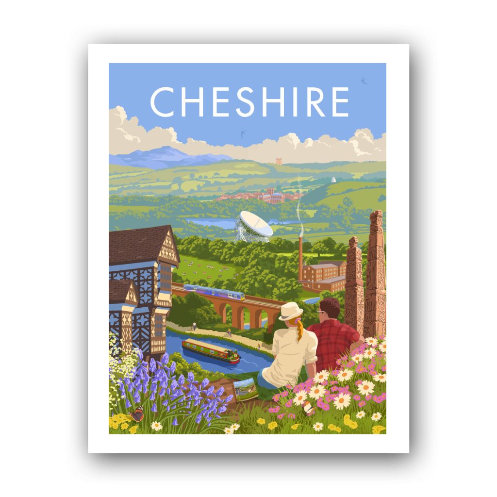 Cheshire, Northwest England Art Print