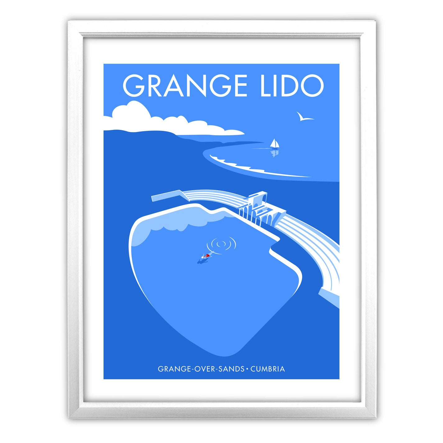 Grange Lido Art Print