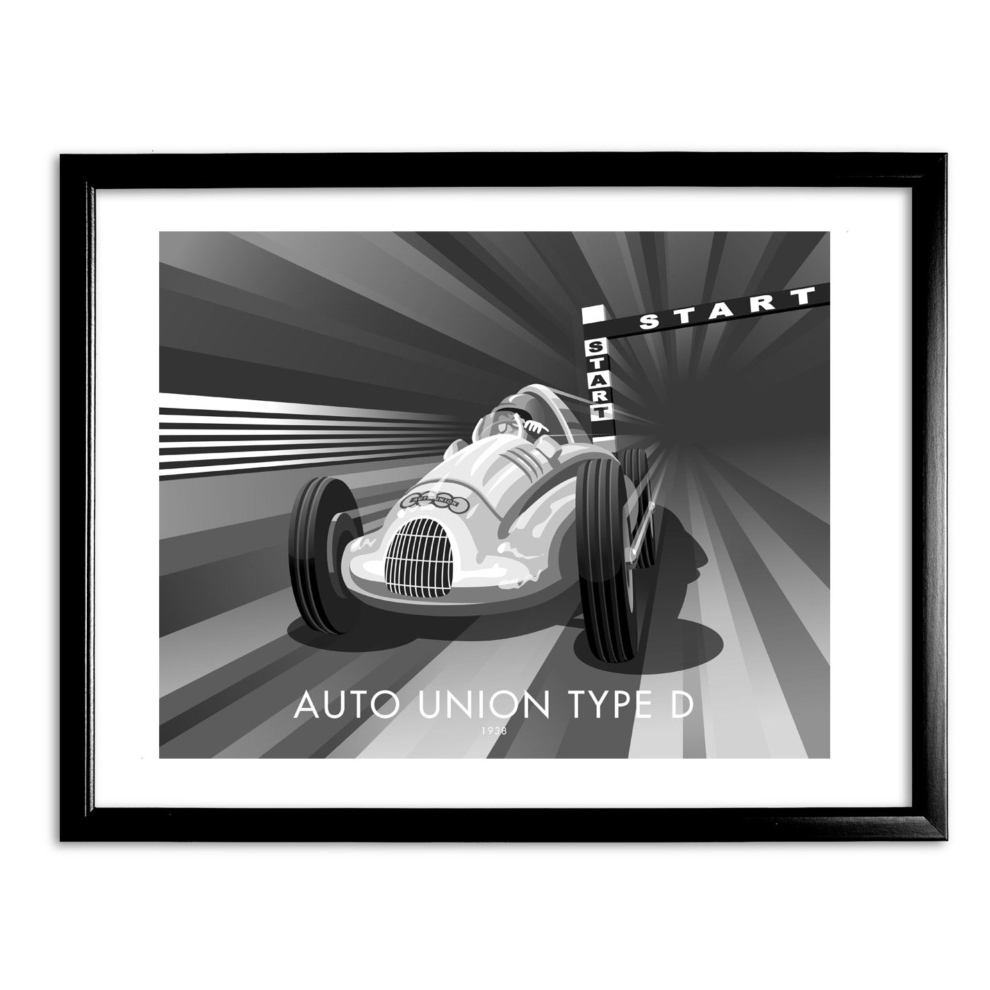 Auto Union Type D Art Print