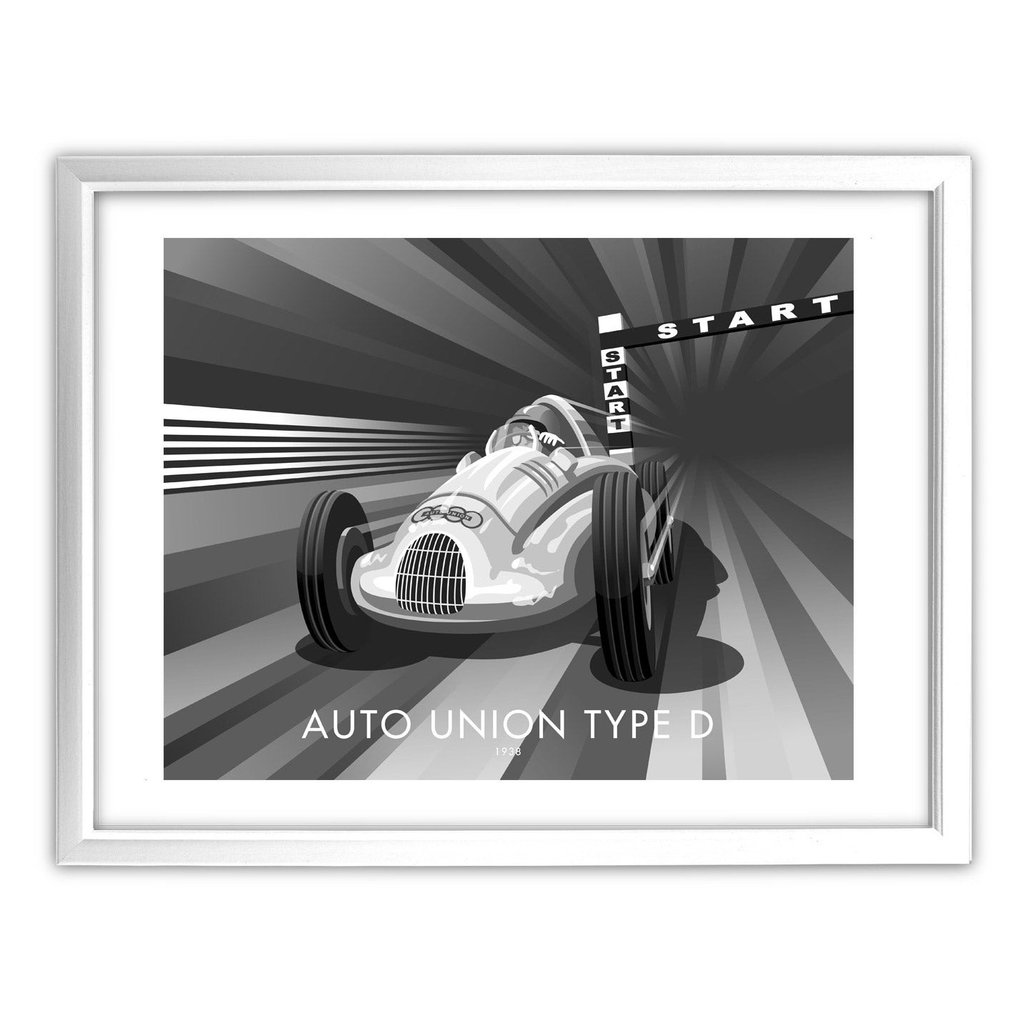 Auto Union Type D Art Print