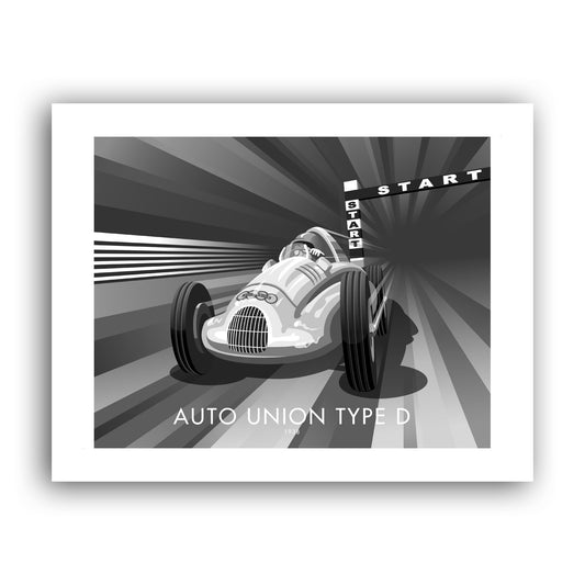 Auto Union Type D Art Print