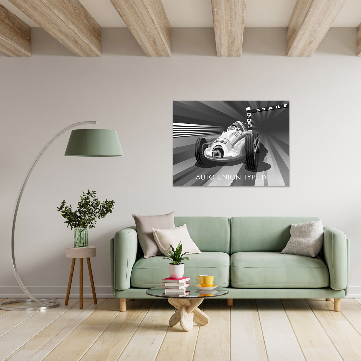 Auto Union Type D Art Print