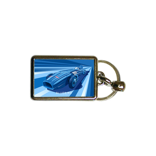 Bluebird Metal Keyring