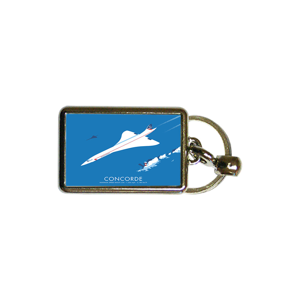 Concorde Metal Keyring