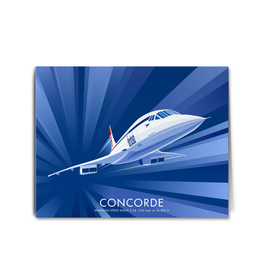 Concorde Greeting Card 7x5