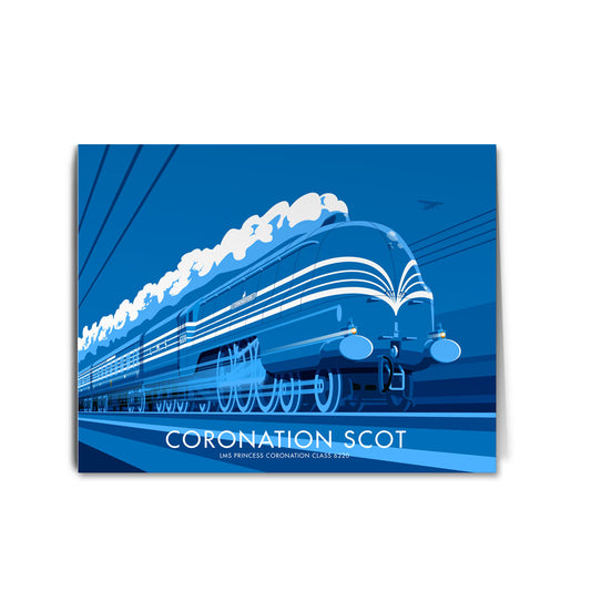 Coronation Scot Greeting Card 7x5