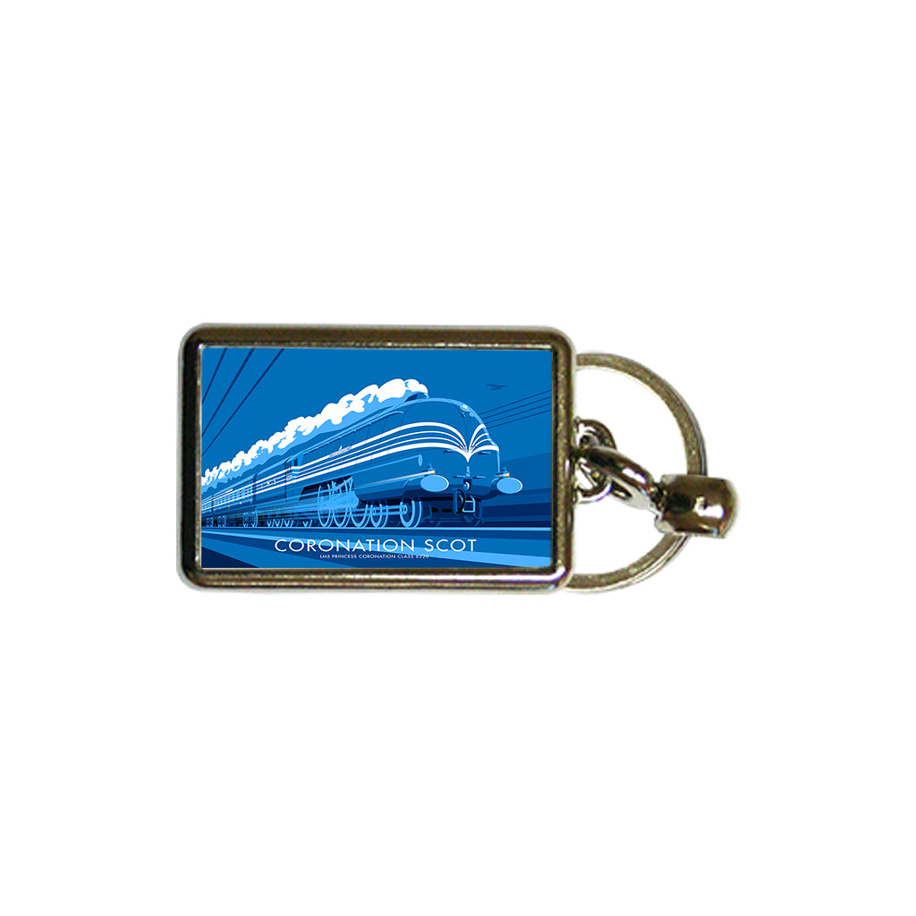 Coronation Scot Metal Keyring