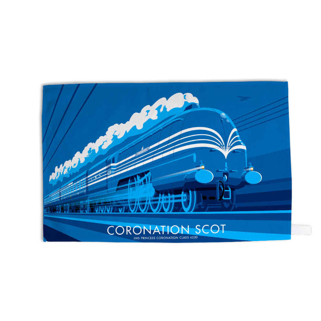 Coronation Scot Tea Towel
