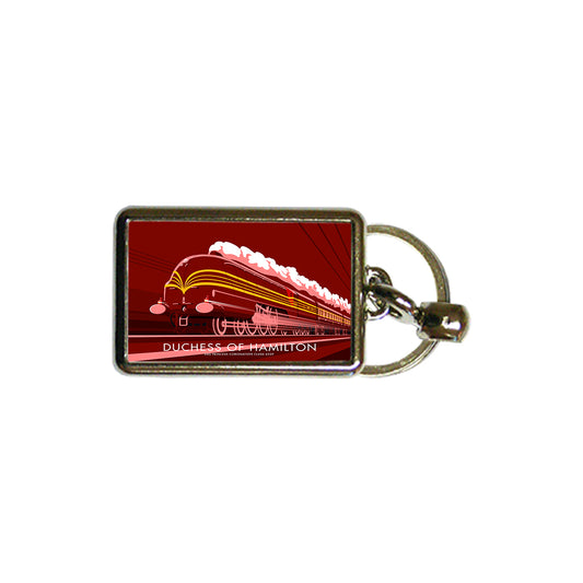 Duchess Of Hamilton Metal Keyring