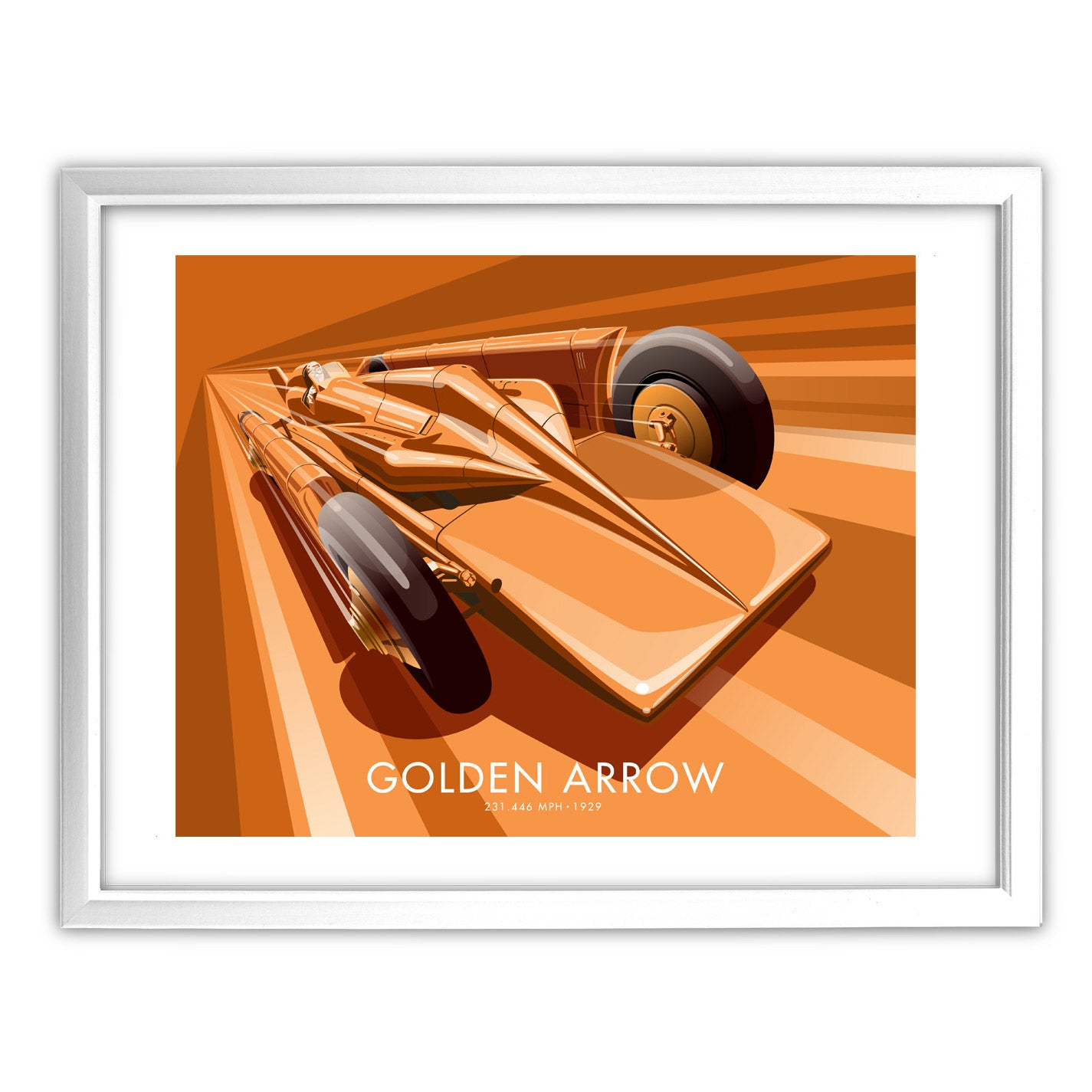 Golden Arrow Art Print