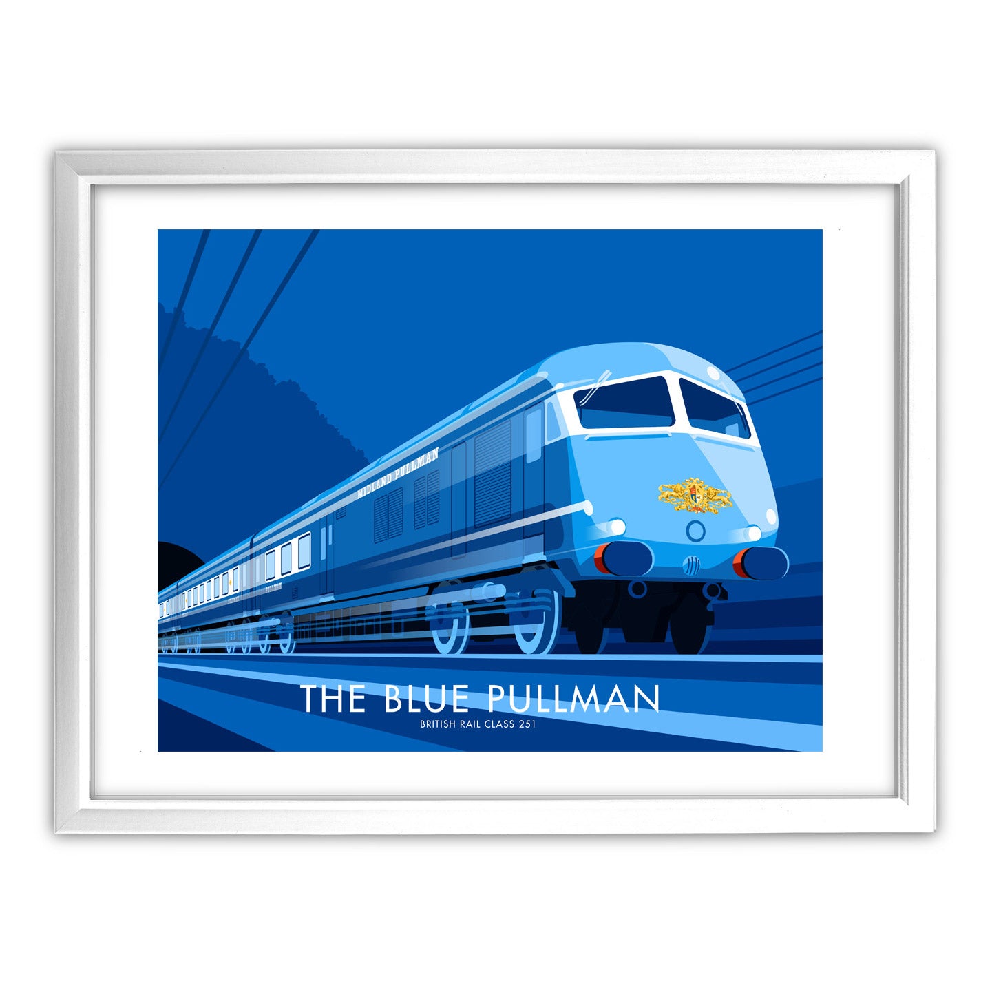 The Blue Pullman Art Print
