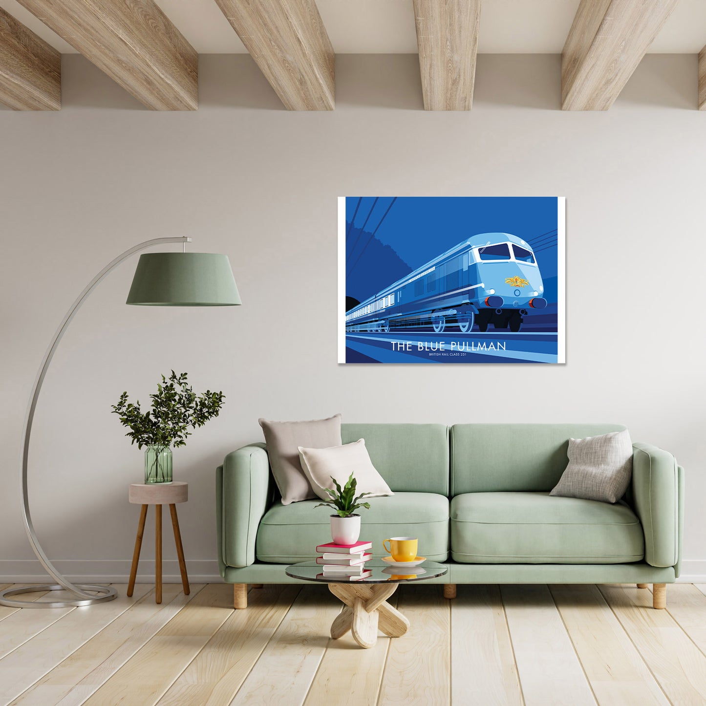 The Blue Pullman Art Print