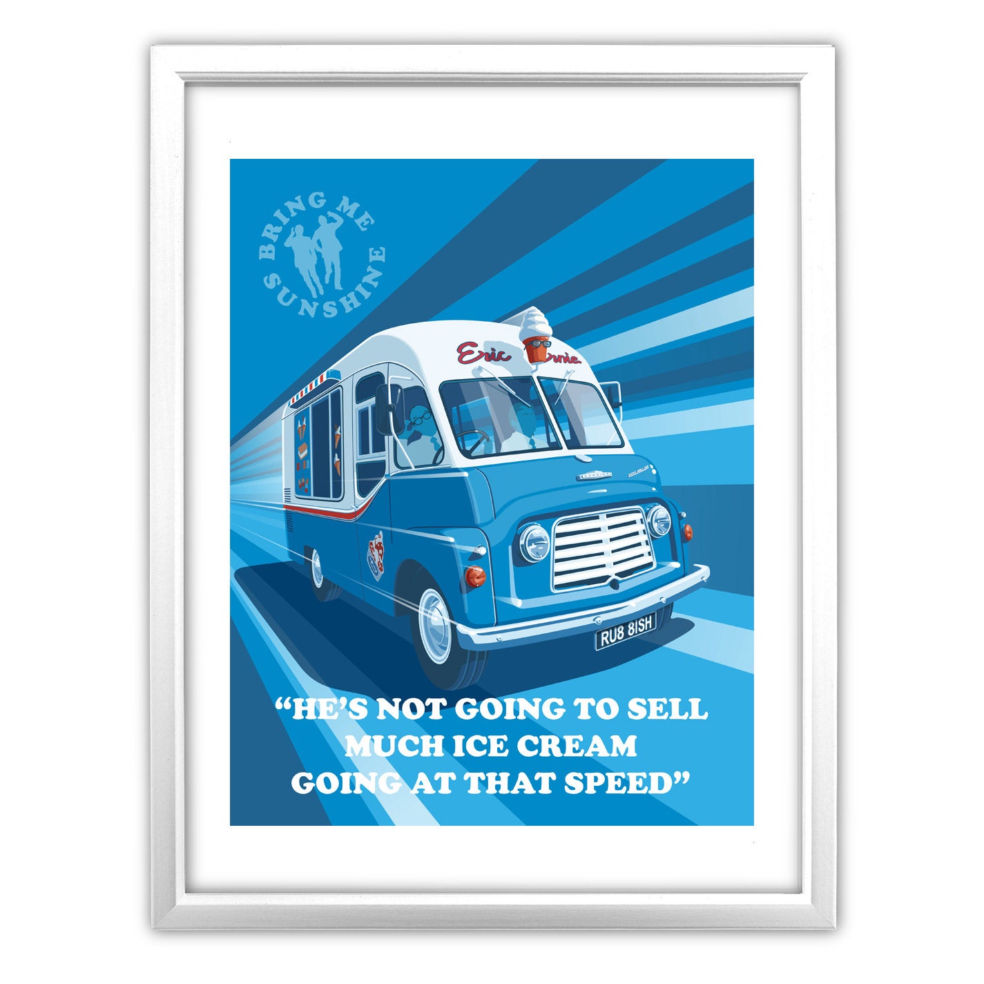 Ice Cream Van Art Print