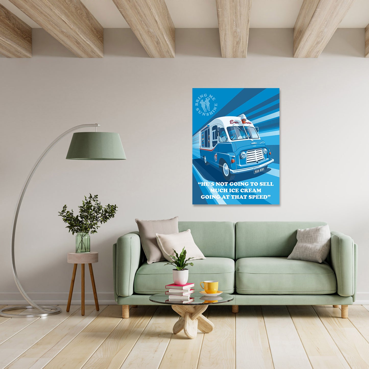 Ice Cream Van Art Print