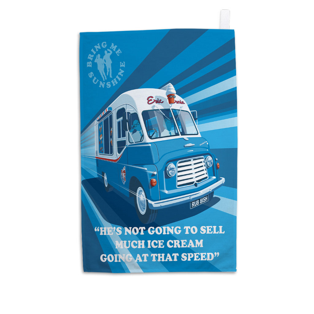 Ice Cream Van Tea Towel