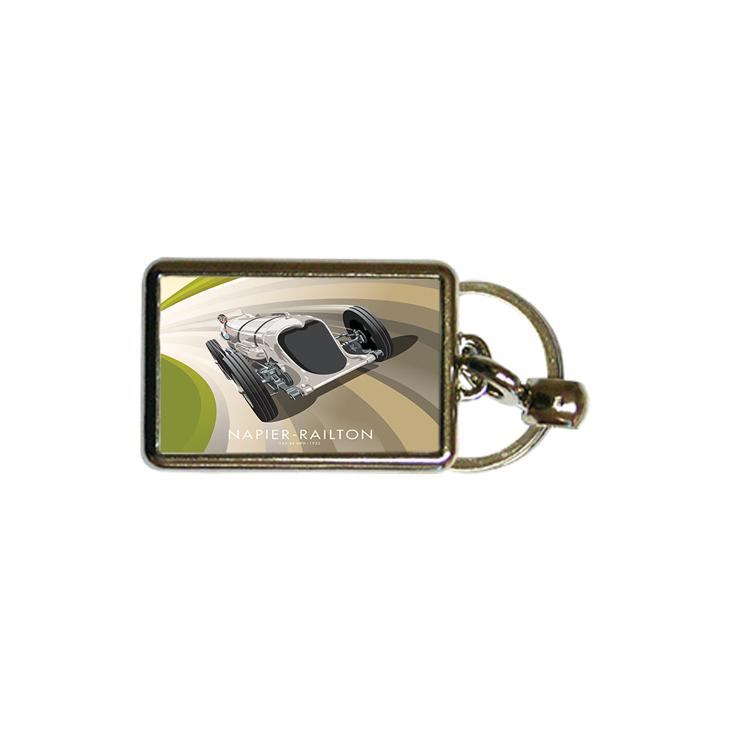 Napier-Railton Metal Keyring