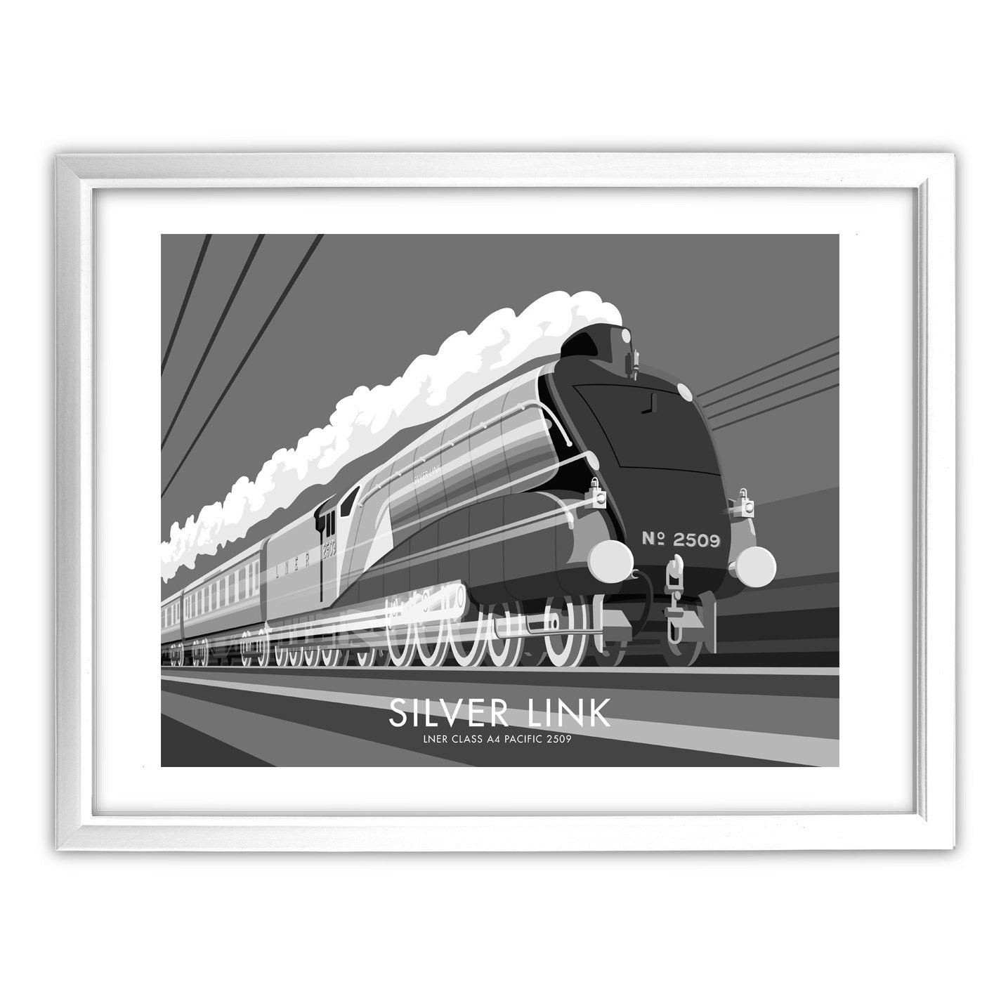 Silver Link Art Print