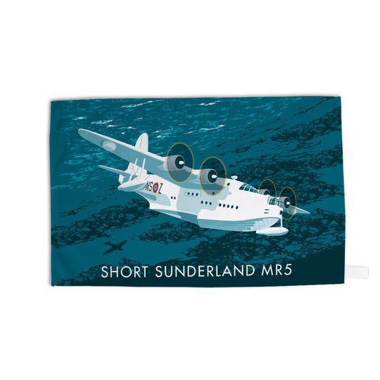 Short Sunderland Tea Towel