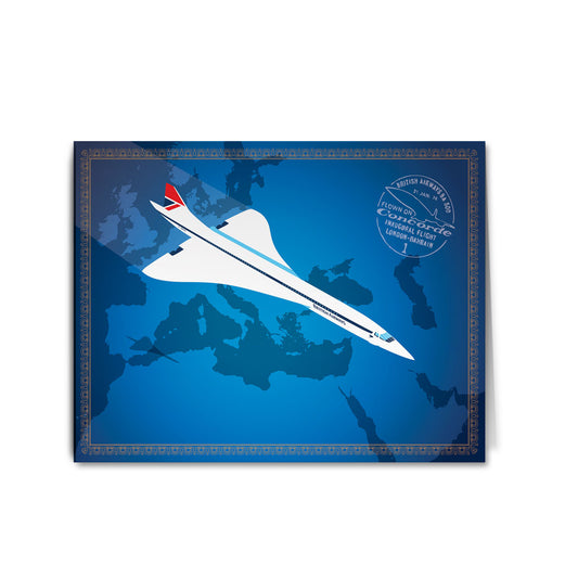 Concorde Greeting Card 7x5