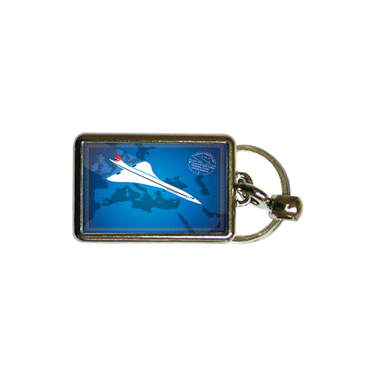 Concorde Metal Keyring