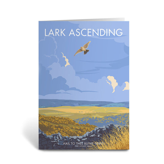 Lark Ascending Greeting Card 7x5