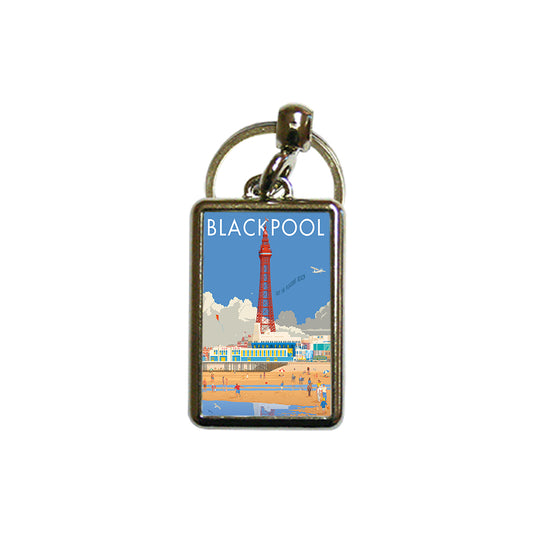 Blackpool Metal Keyring