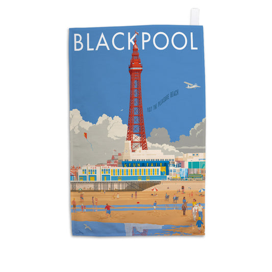Blackpool Tea Towel