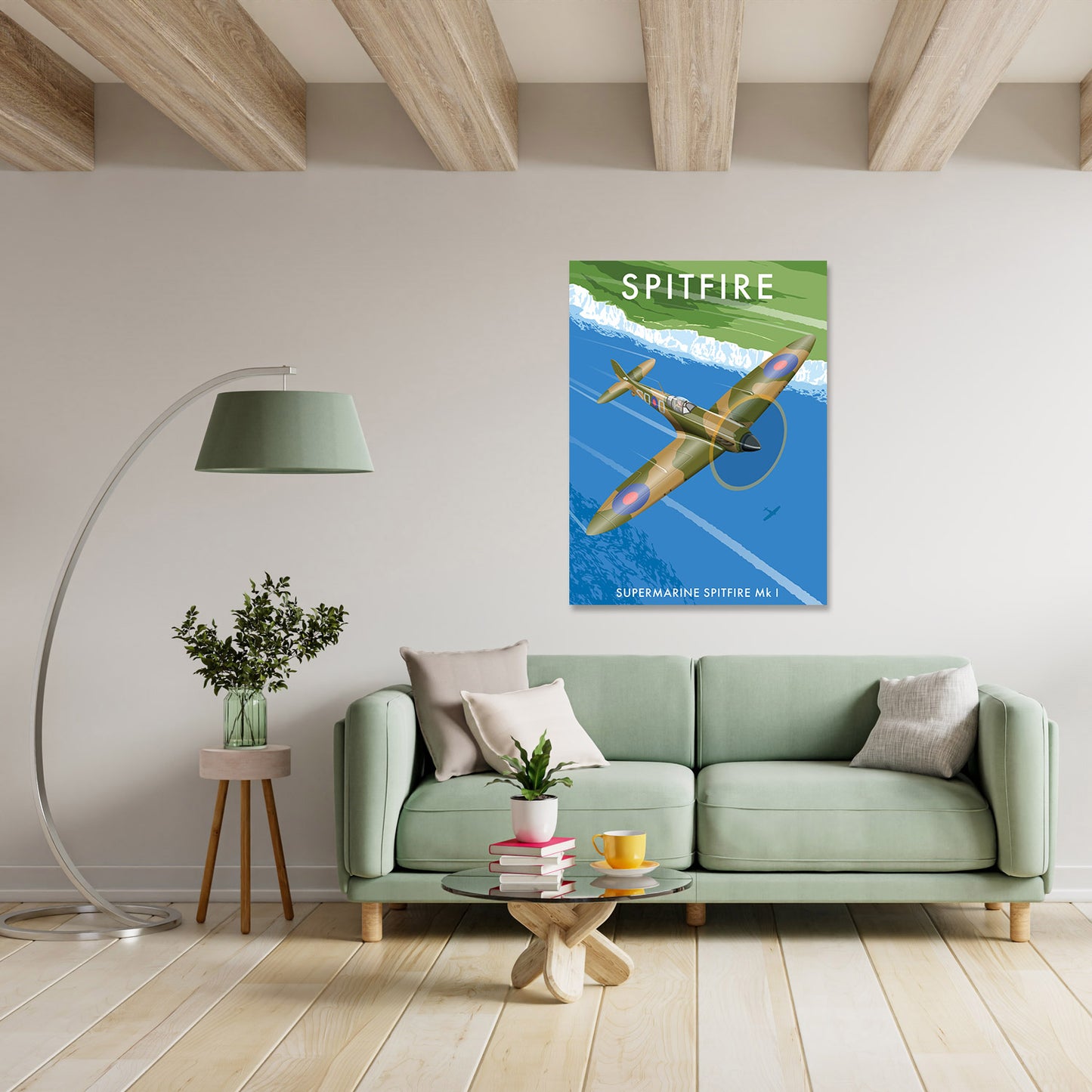 Spitfire, Supermarine Spitfire Mk 1 Art Print