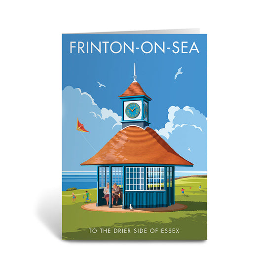 Frinton Clock Greeting Card 7x5