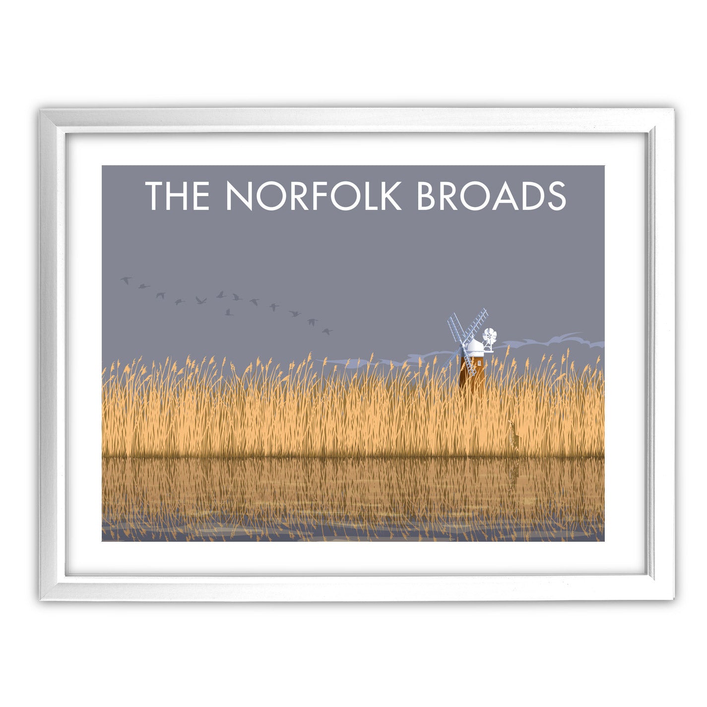 The Norfolk Broads Art Print