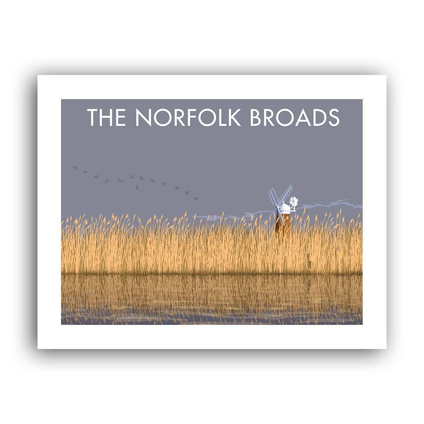 The Norfolk Broads Art Print