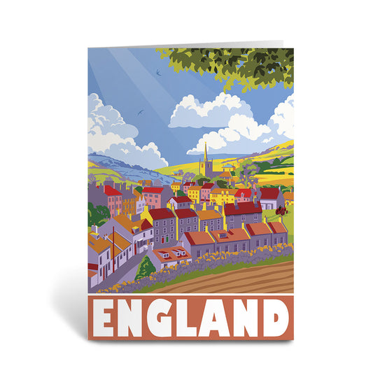England Greeting Card 7x5