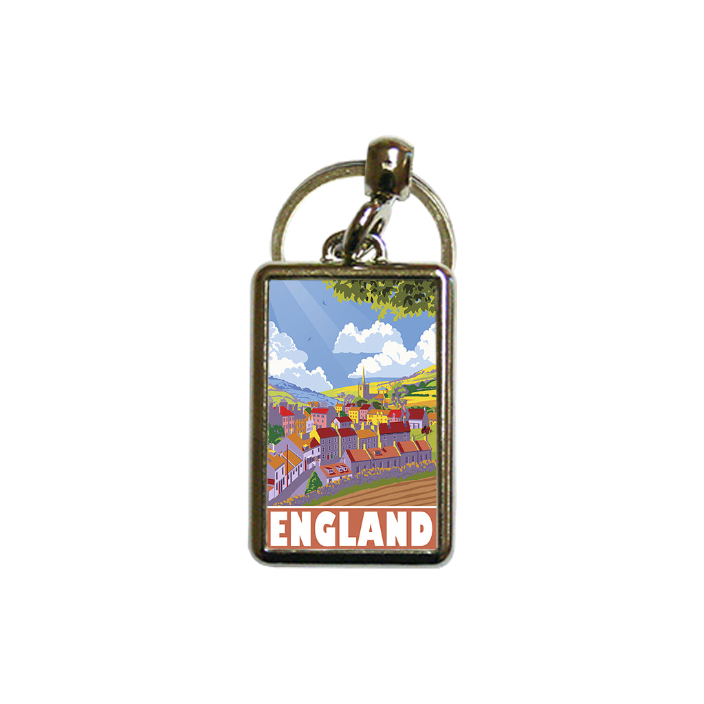 England Metal Keyring