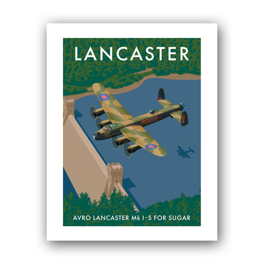 Lancaster, Avro Lancaster Mk 1 - S For Sugar Art Print