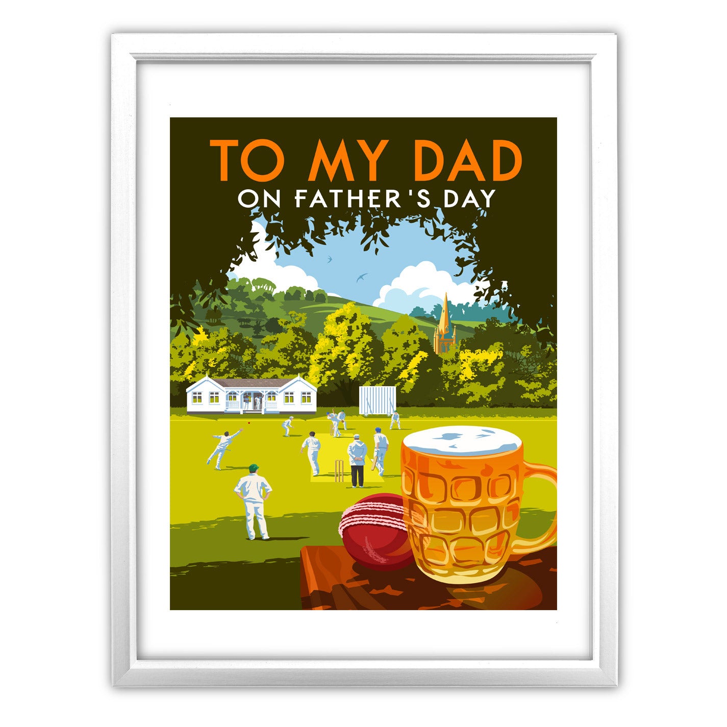 Happy Fathers Day Art Print
