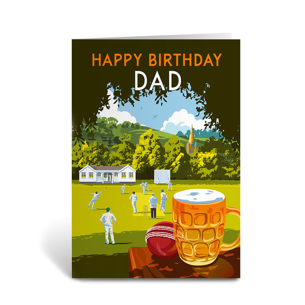 Happy Birthday Dad Greeting Card 7x5