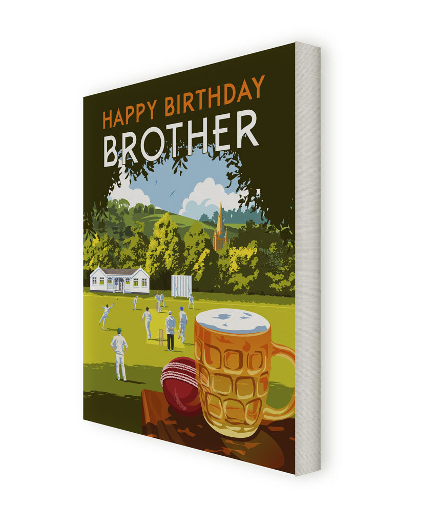 Happy Birthday Brother Canvas