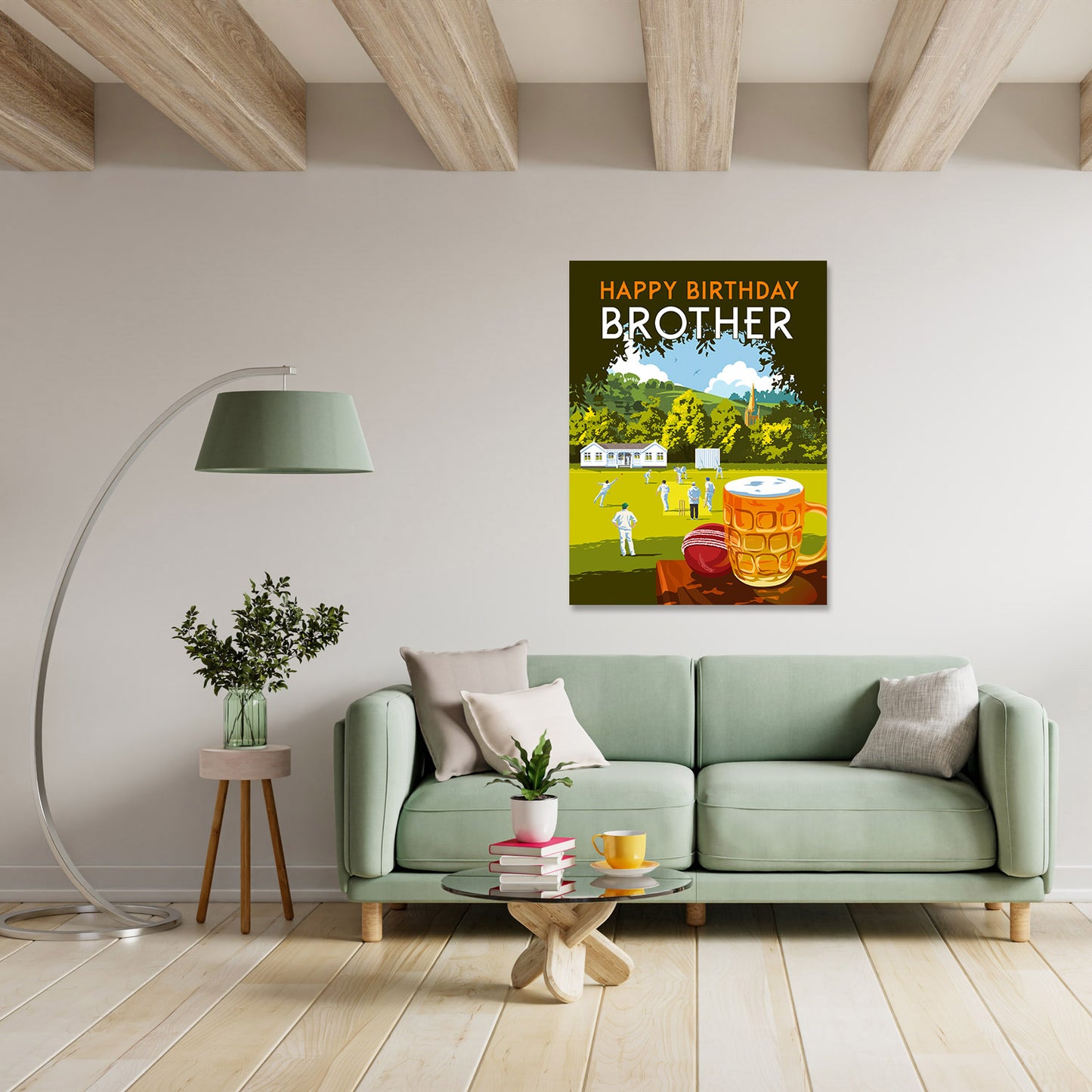 Happy Birthday Brother Art Print