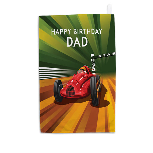 Happy Birthday Dad Tea Towel