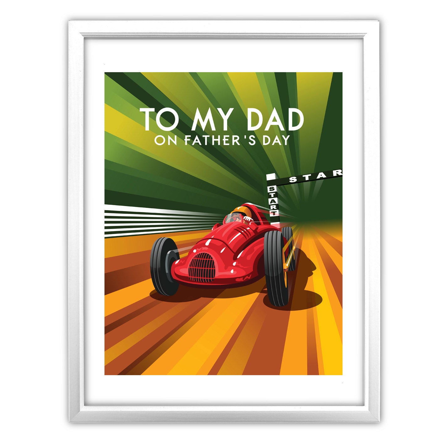 Happy Fathers Day Art Print