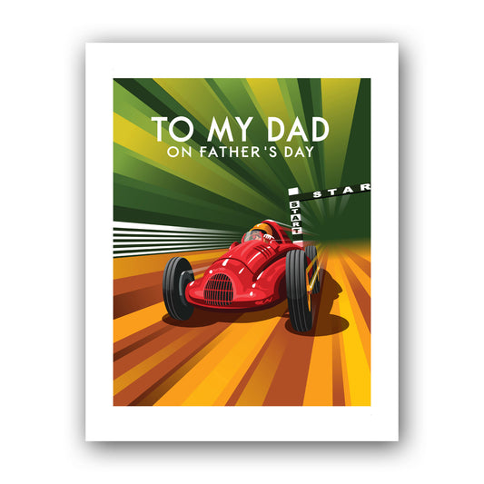 Happy Fathers Day Art Print
