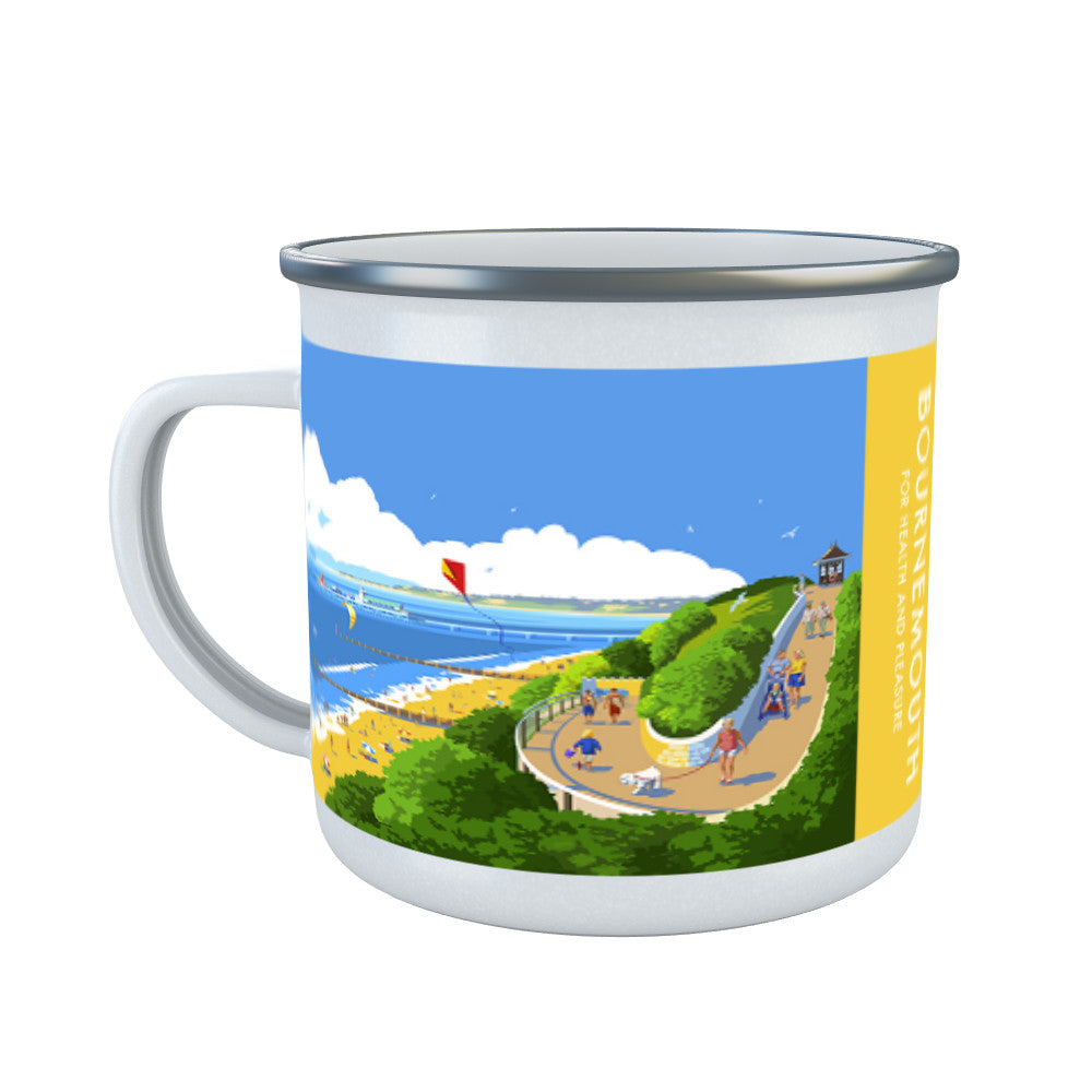 Bournemouth, Dorset Enamel Mug