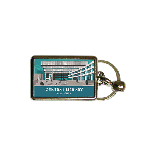 Central Library Metal Keyring