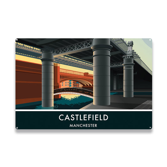 Castefield Metal Sign
