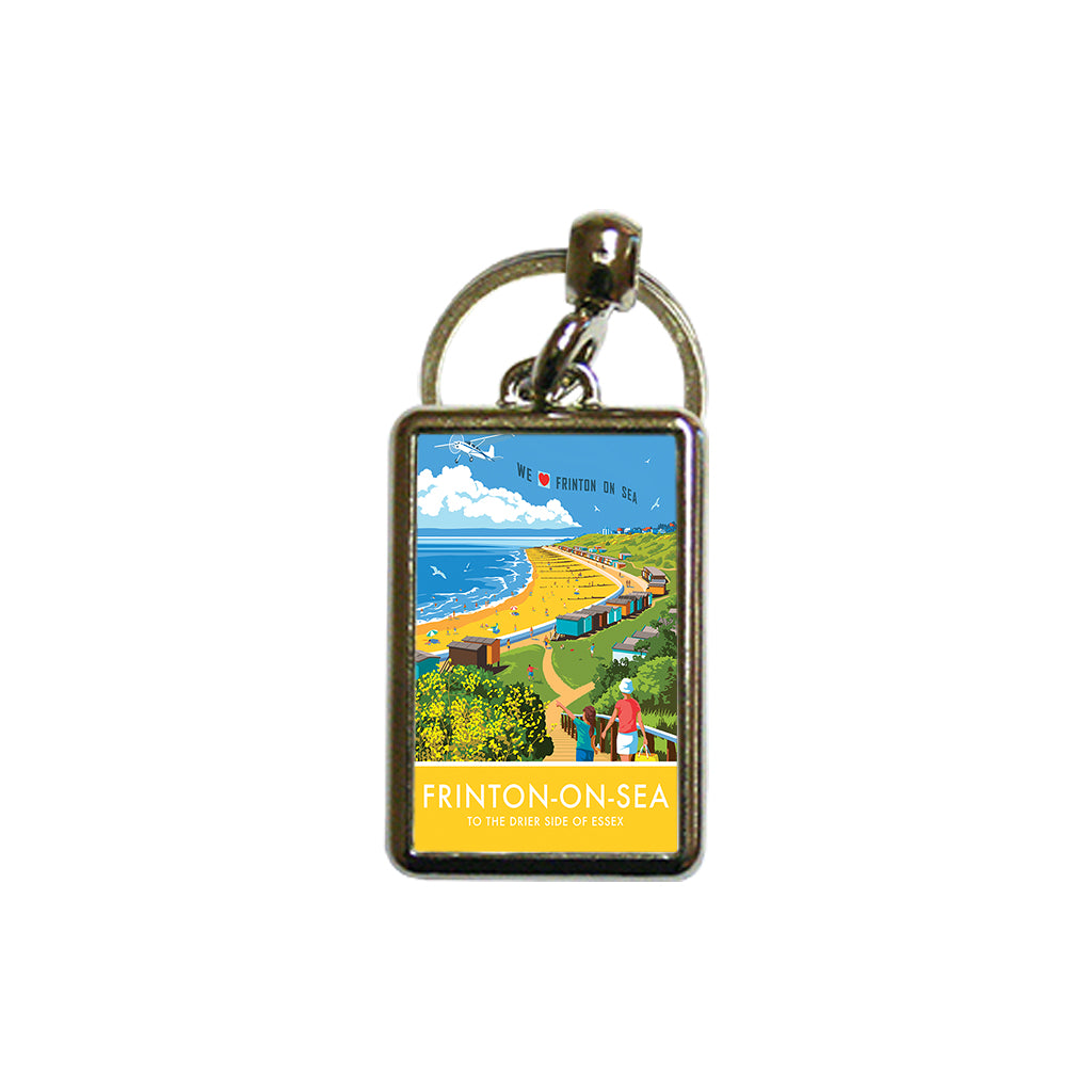 Frinton On Sea Metal Keyring