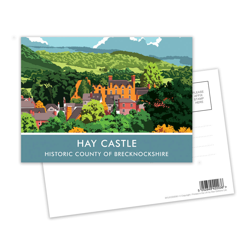 Hay Castle Postcard Pack of 8