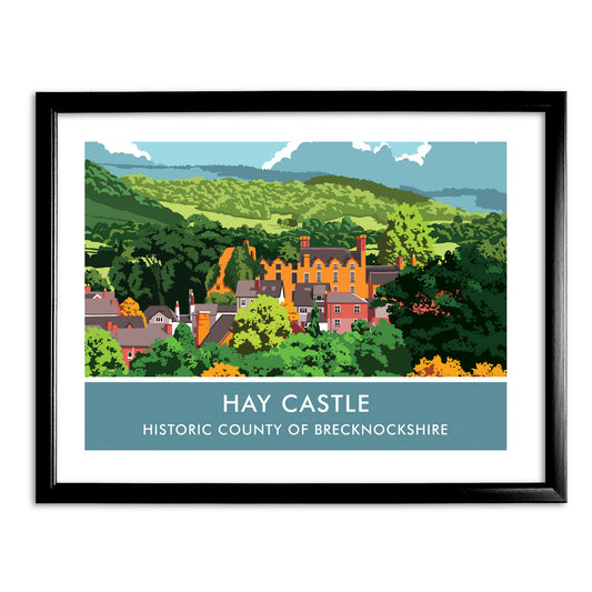 Hay Castle Art Print