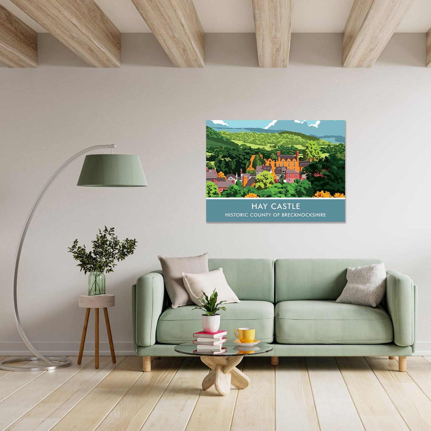 Hay Castle Art Print