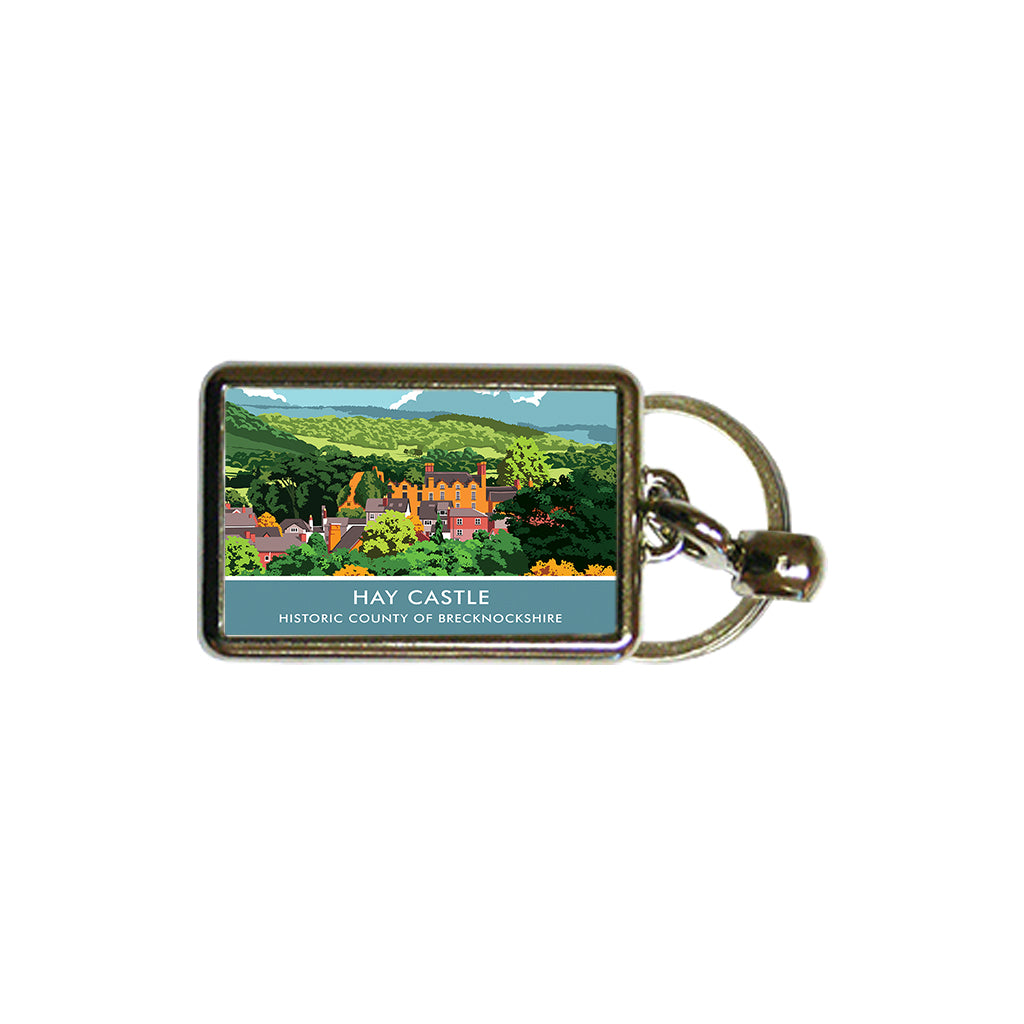 Hay Castle Metal Keyring